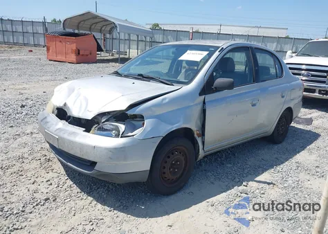 2002 Toyota Echo из США, поврежденный, VIN JTDBT123220228422